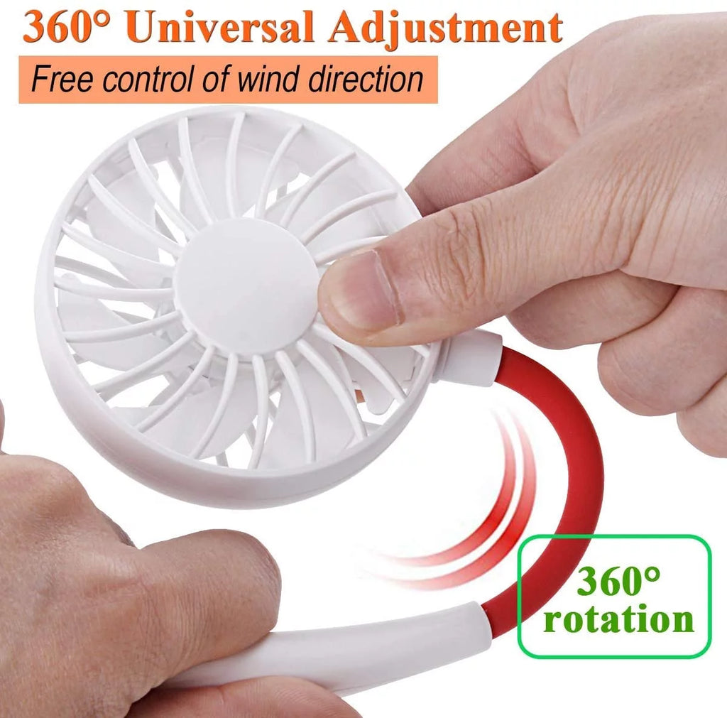 Portable Hands-free Neck Fan with 4 Speeds H211
