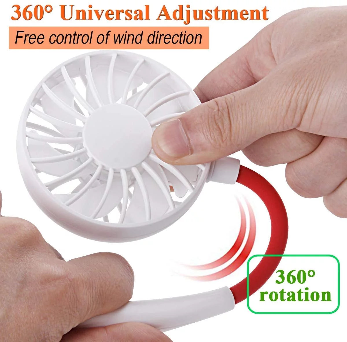 Portable Hands-free Neck Fan with 4 Speeds H211
