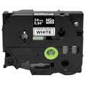 Black on White Label Tape J2386