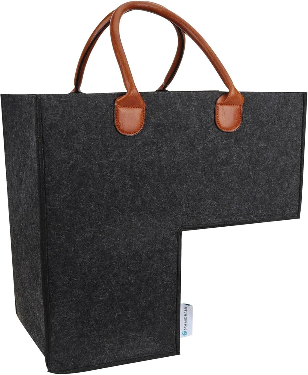 Felt Stair Basket with Handles F65402