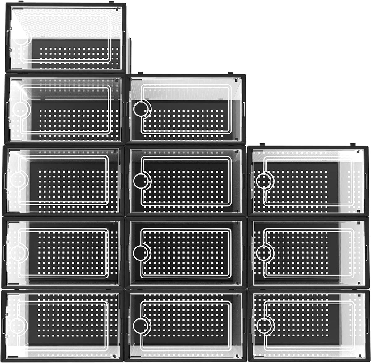 14'' x 14'' 12 Cube Storage Organizer with Doors I427