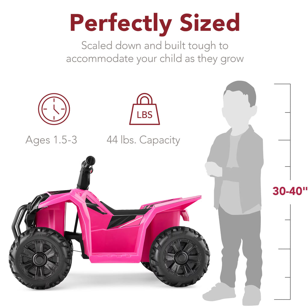 6V Kids Ride-On 4-Wheeler Quad ATV Car Black G113