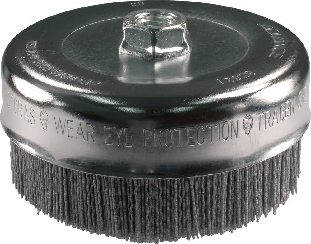 4x22 Nylon Abrasive Cup Brush 120 Grit U6329