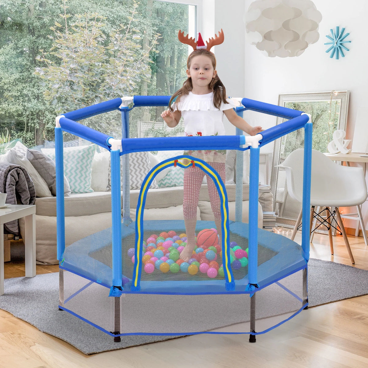 36'' Mini Foldable Trampoline with Handle I7165