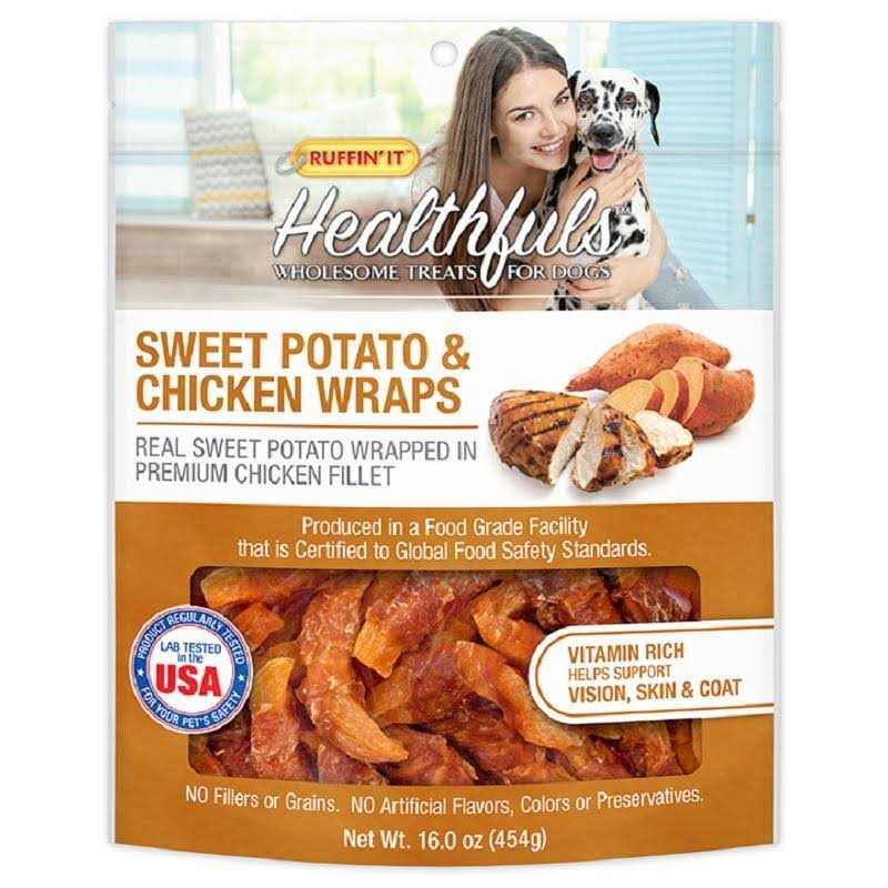 Sweet Potato & Chicken Wraps Dog Treats 16.0 oz X2917