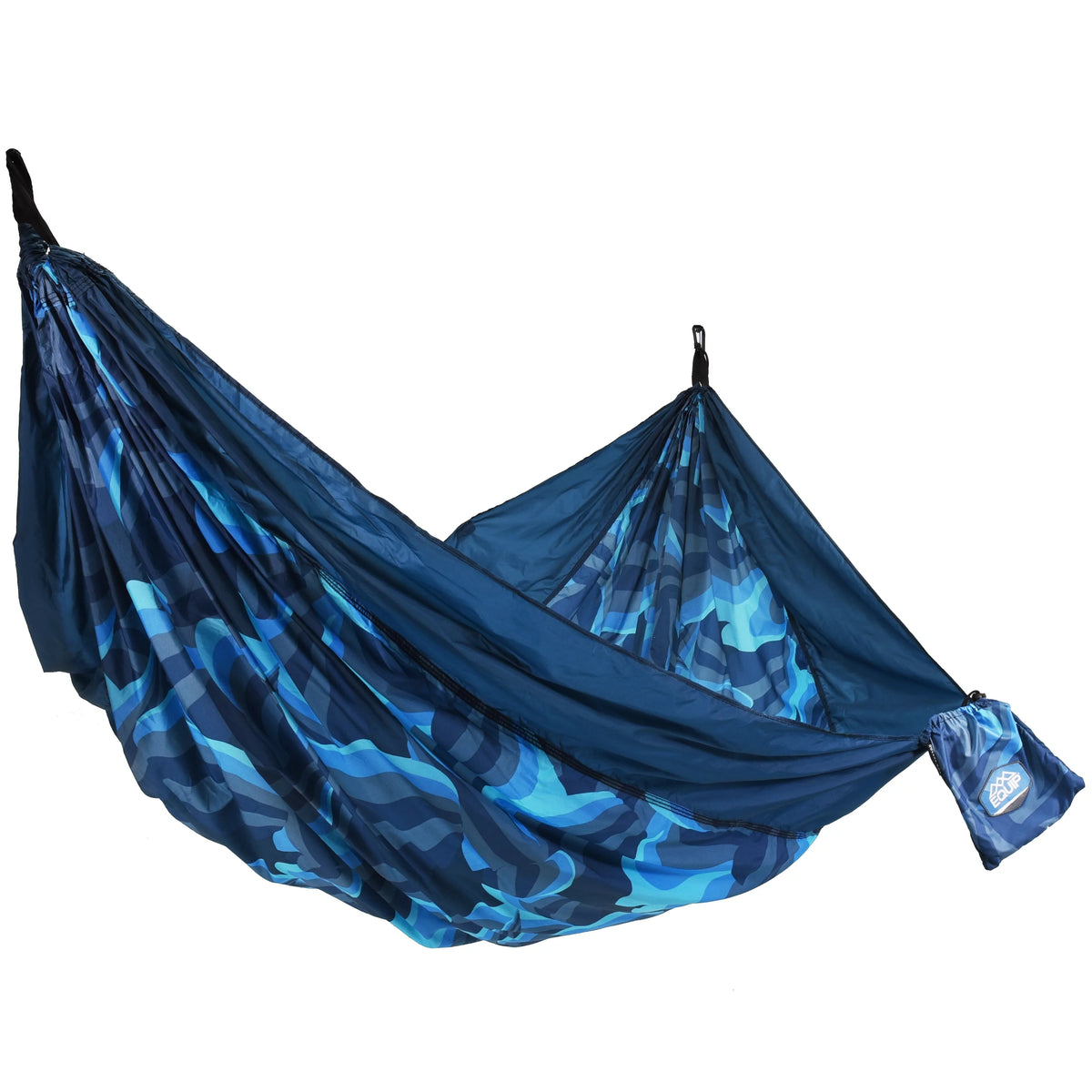 Nylon 2 Person Travel Hammock Blue Abstract Print X13912