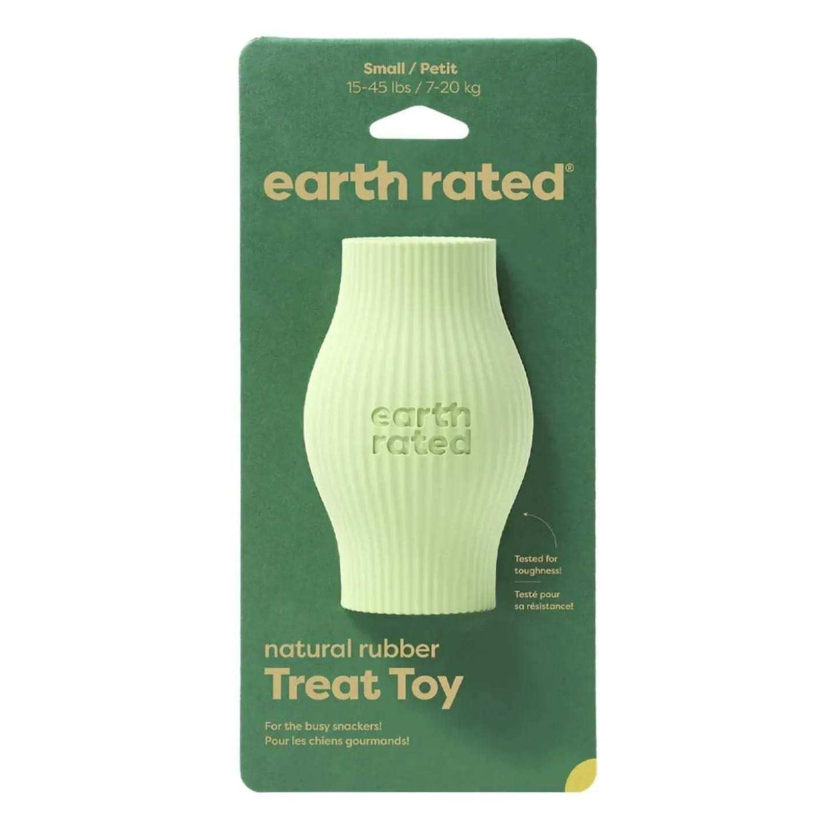 Dog Treat Toy Green Rubber S9556