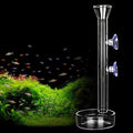 Aquarium Shrimp Feeding Tube and Dish Clear Crystal Glass Feeder Tray F278