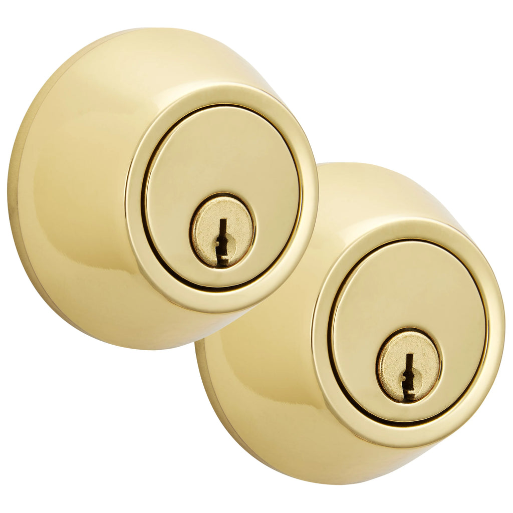 Stainless Steel Single Cylinder Deadbolt Twin Pack T27937