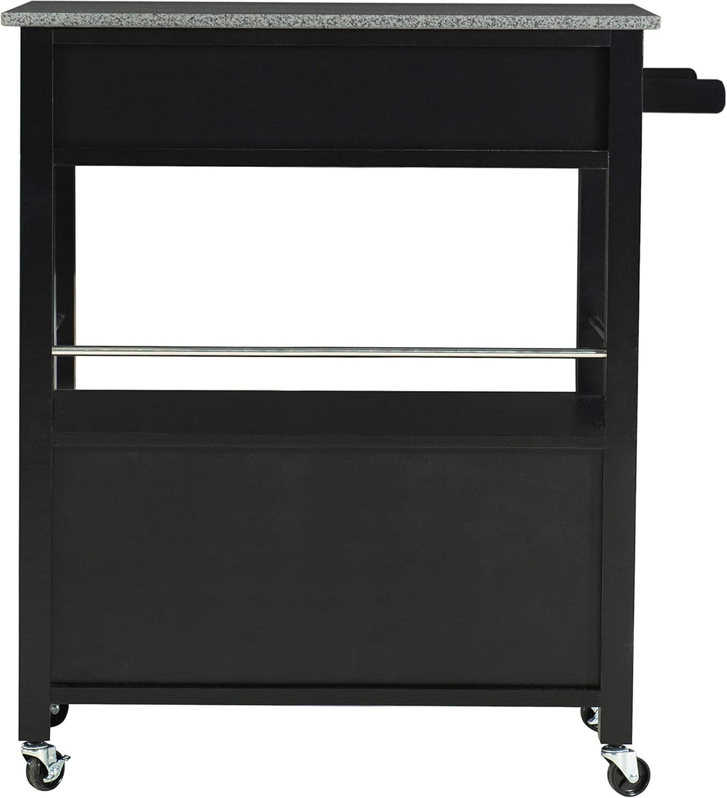 Black Kitchen Cart B7234