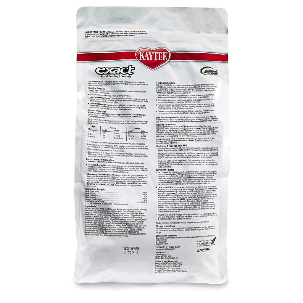 Hand Feeding Formula for Baby Macaws N54522