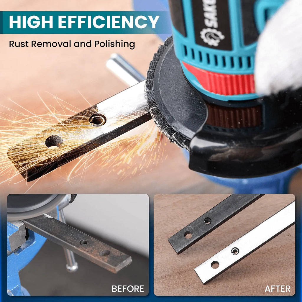Cordless Angle Grinder 12V 16800 RPM Power Tool with 5 PCS Disc U520040