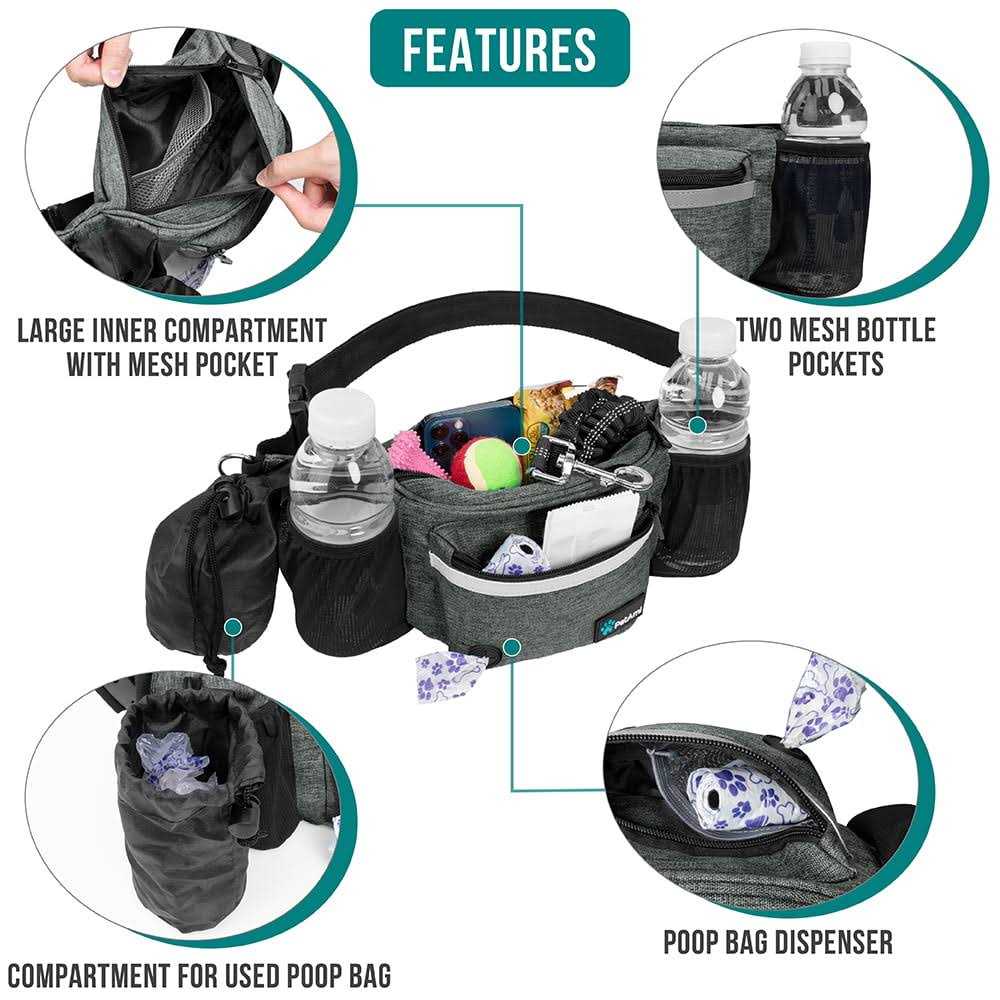Dog Treat Pouch with Poop Bag Dispenser P112
