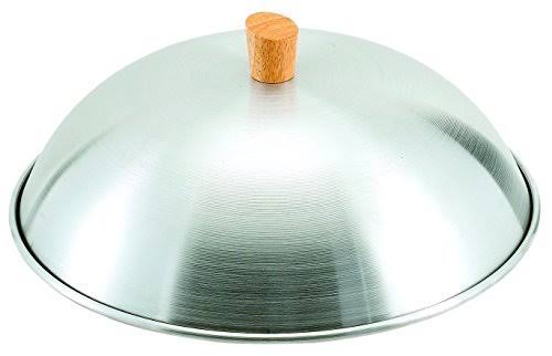 14-inch Carbon Steel Lidded Wok Stir Fry Pan Set G4852