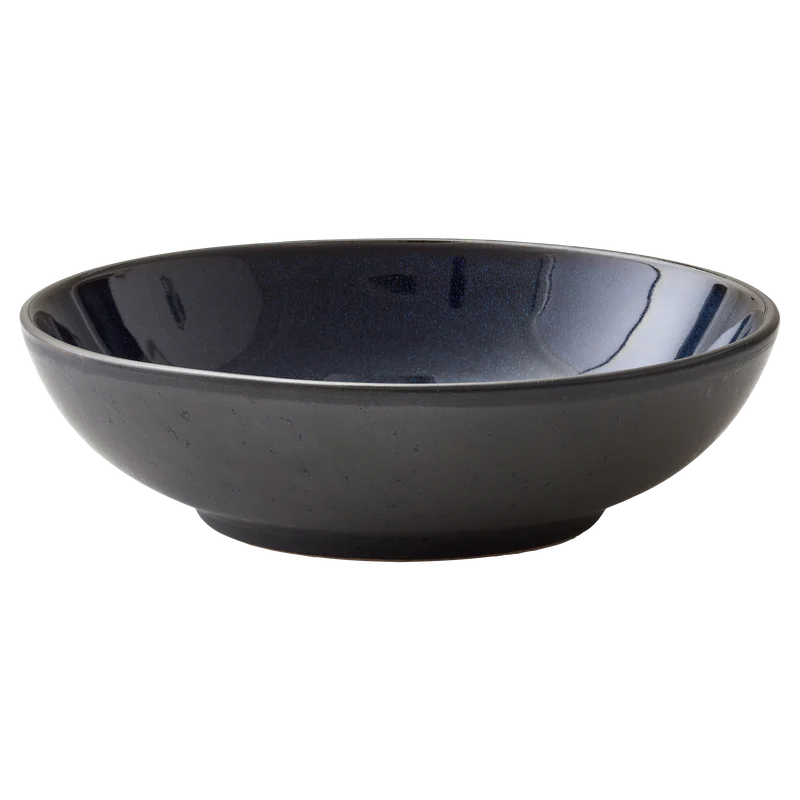 Black Dark Blue Pasta Bowl I437