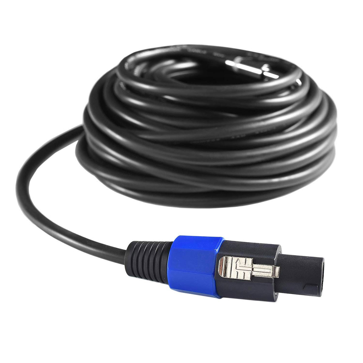 100 Feet Speakon to Speakon Cables Wire Speaker Audio Amplifier Cord 7mm with Twist Lock F1942