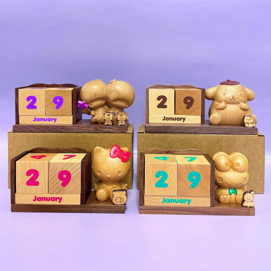 Wooden Perpetual Calendar F255