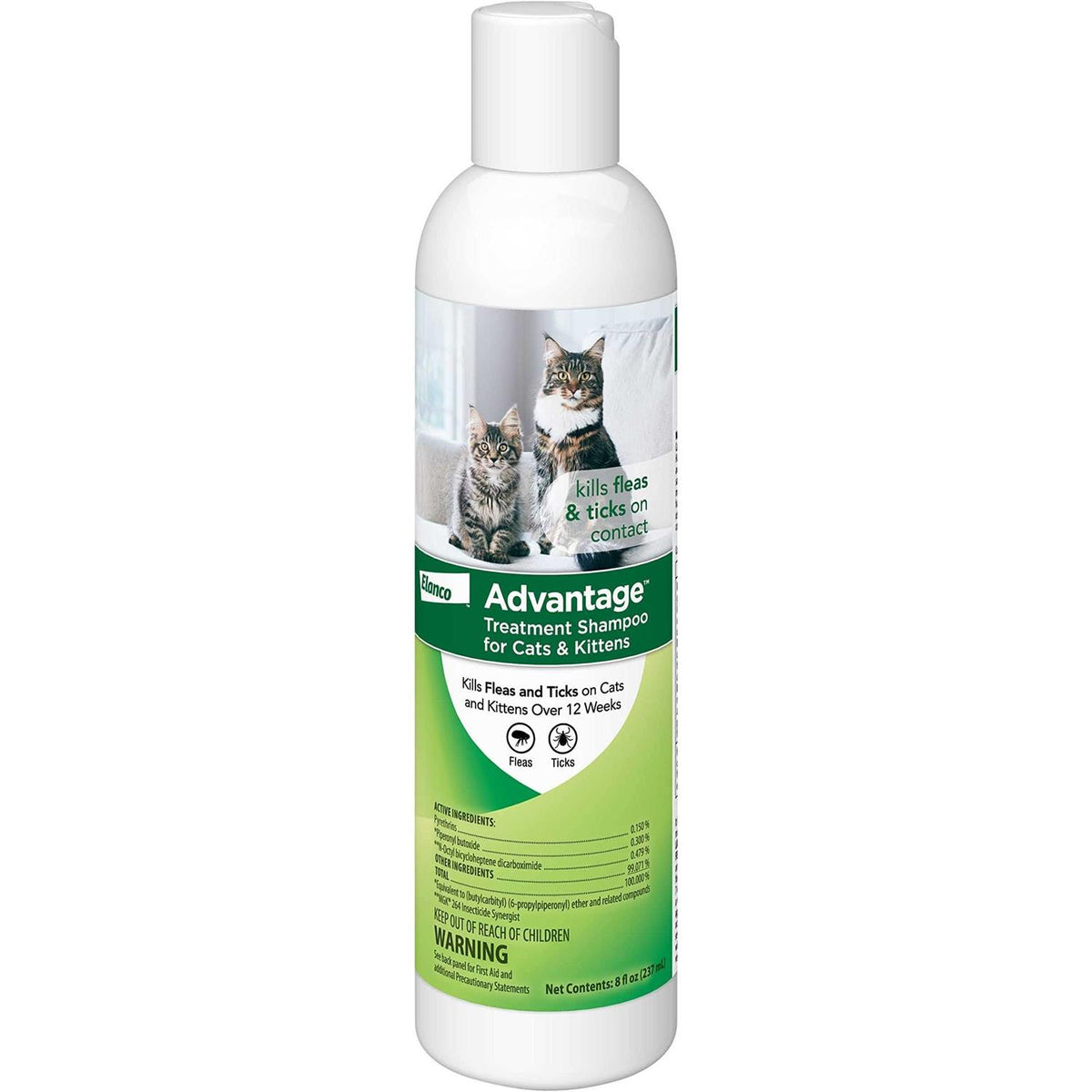 Flea & Tick Treatment Shampoo for Cats & Kittens Y41671