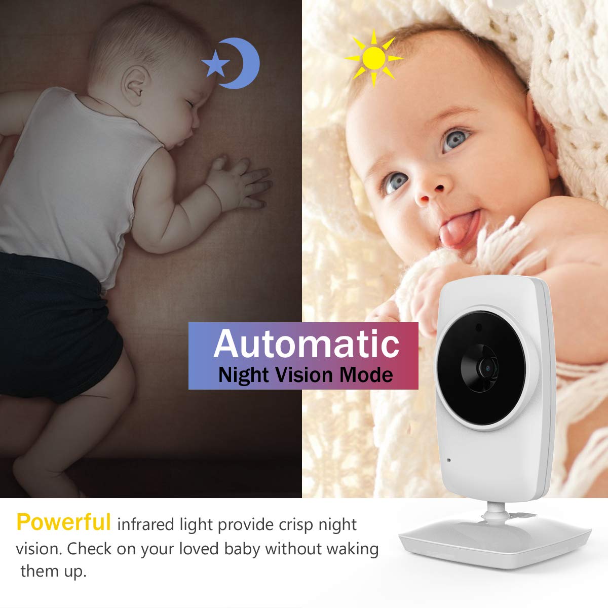 3.2 Video Baby Monitor with Camera A4692