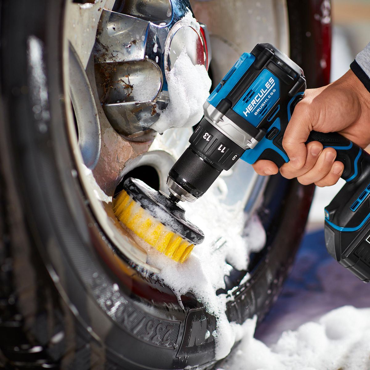 Power Drill Brush Detailing Kit, 5-Piece T469