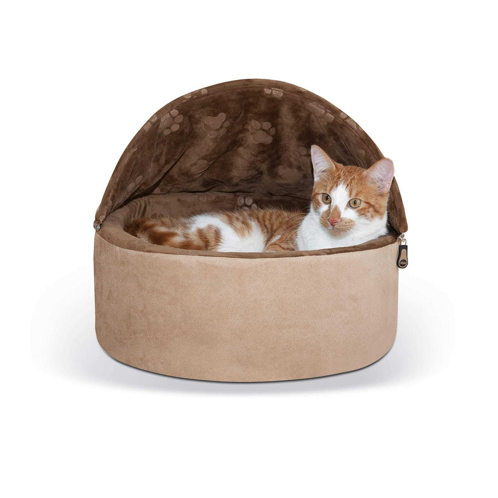 Self-Warming Hooded Kitty Bed I557