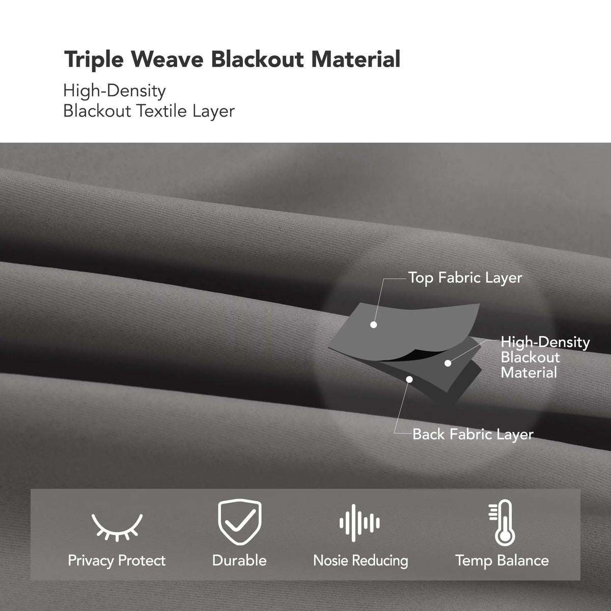 Blackout Curtains 2 Panels Q5216