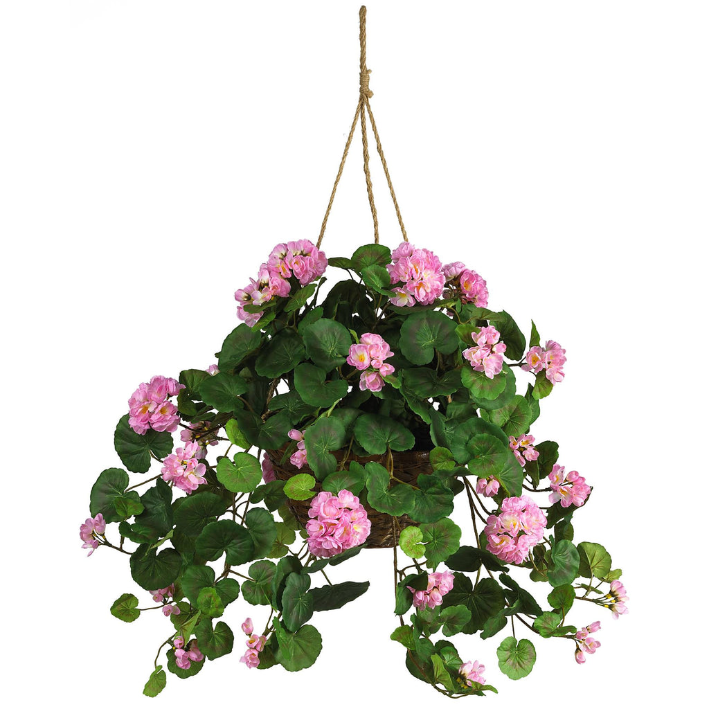 Silk Hanging Basket Plant V308839