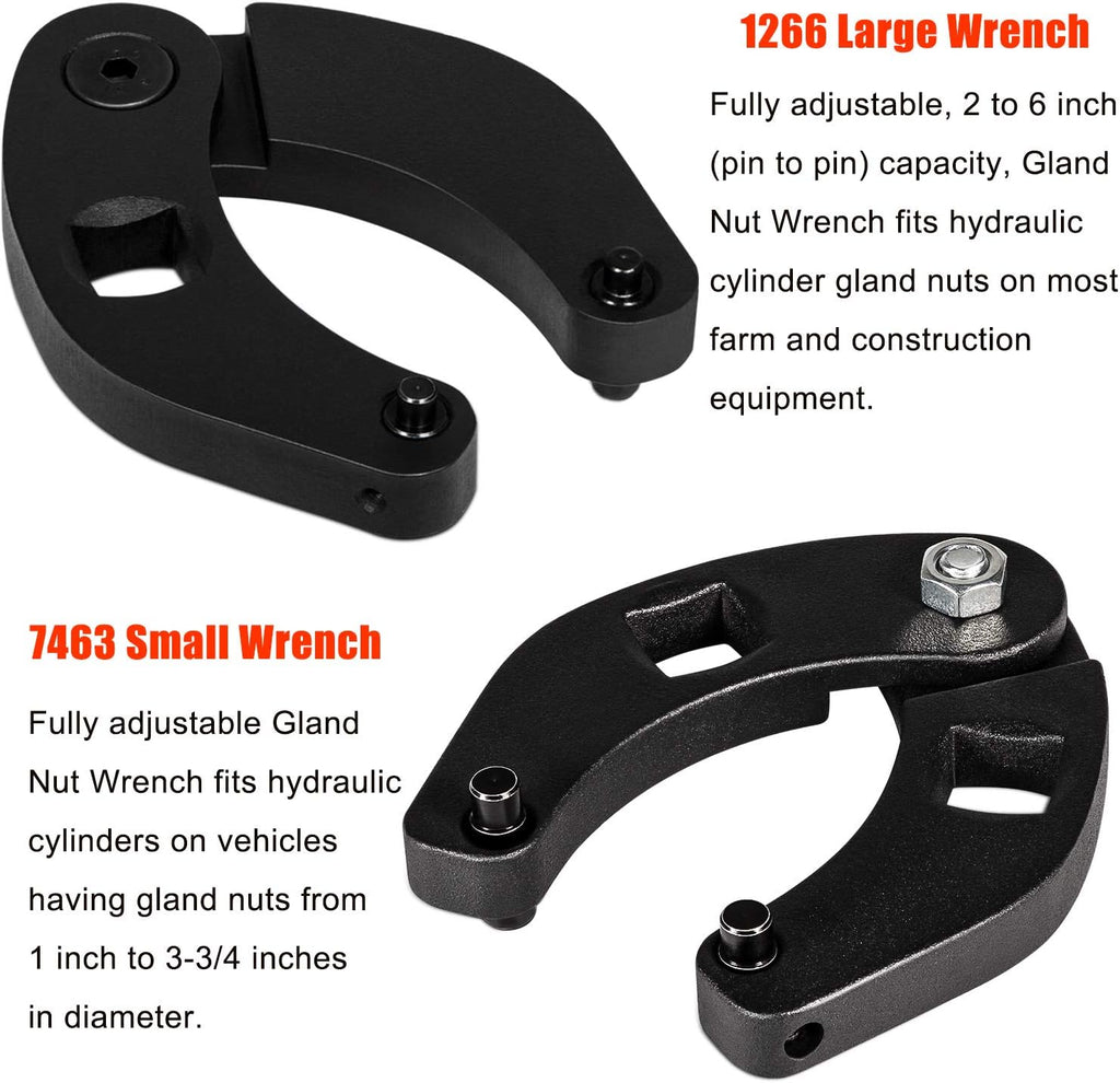 Adjustable Gland Nut Wrench Set of 2 G1785