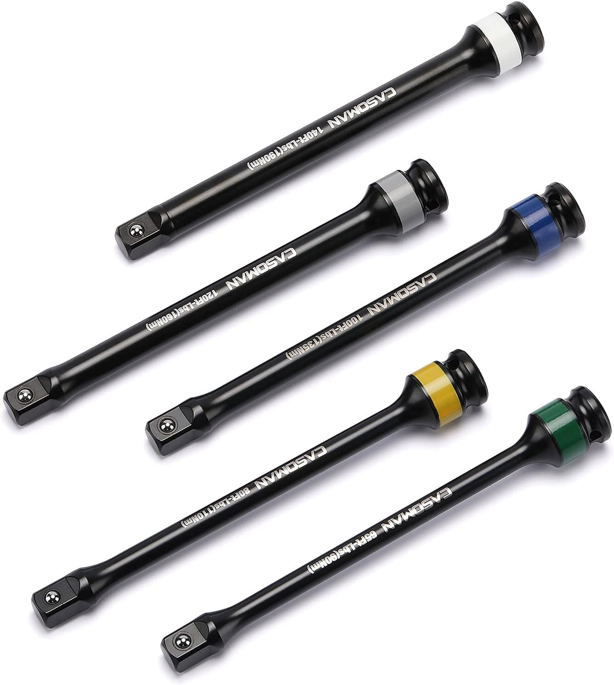 10 Piece 1/2 Drive 8 Inch Torque Extension Bar Set N5158