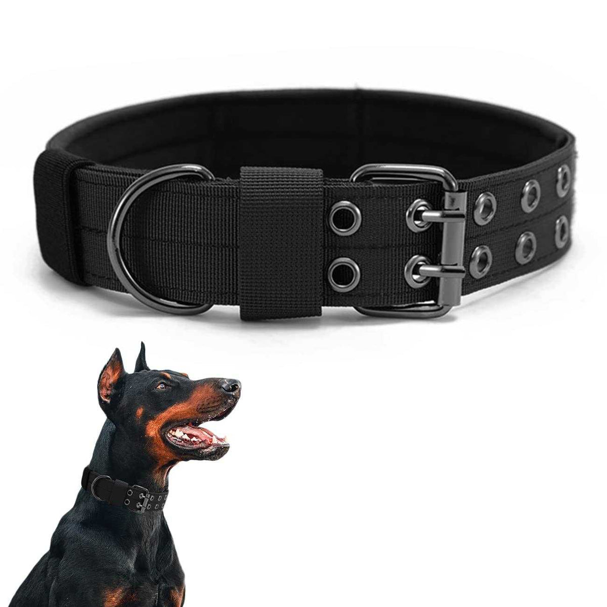 Nylon Adjustable Heavy Duty Tactical Dog Collar X15319