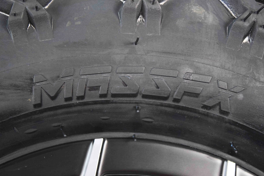 20x10-10 Golf Cart Turf Tire & Black Wheel Kit N416