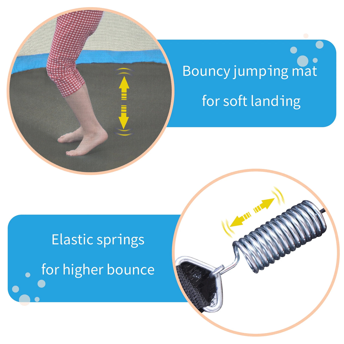 36'' Mini Foldable Trampoline with Handle I7165