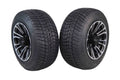 205/50-10 Golf Cart Turf Tire & Black Wheel Kit 2 Pack Q504320