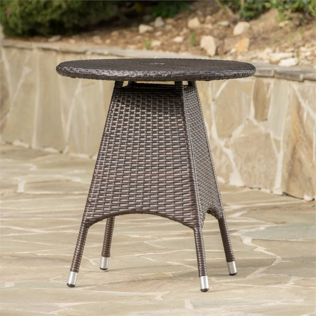 Round Wicker Patio Dining Table U806906