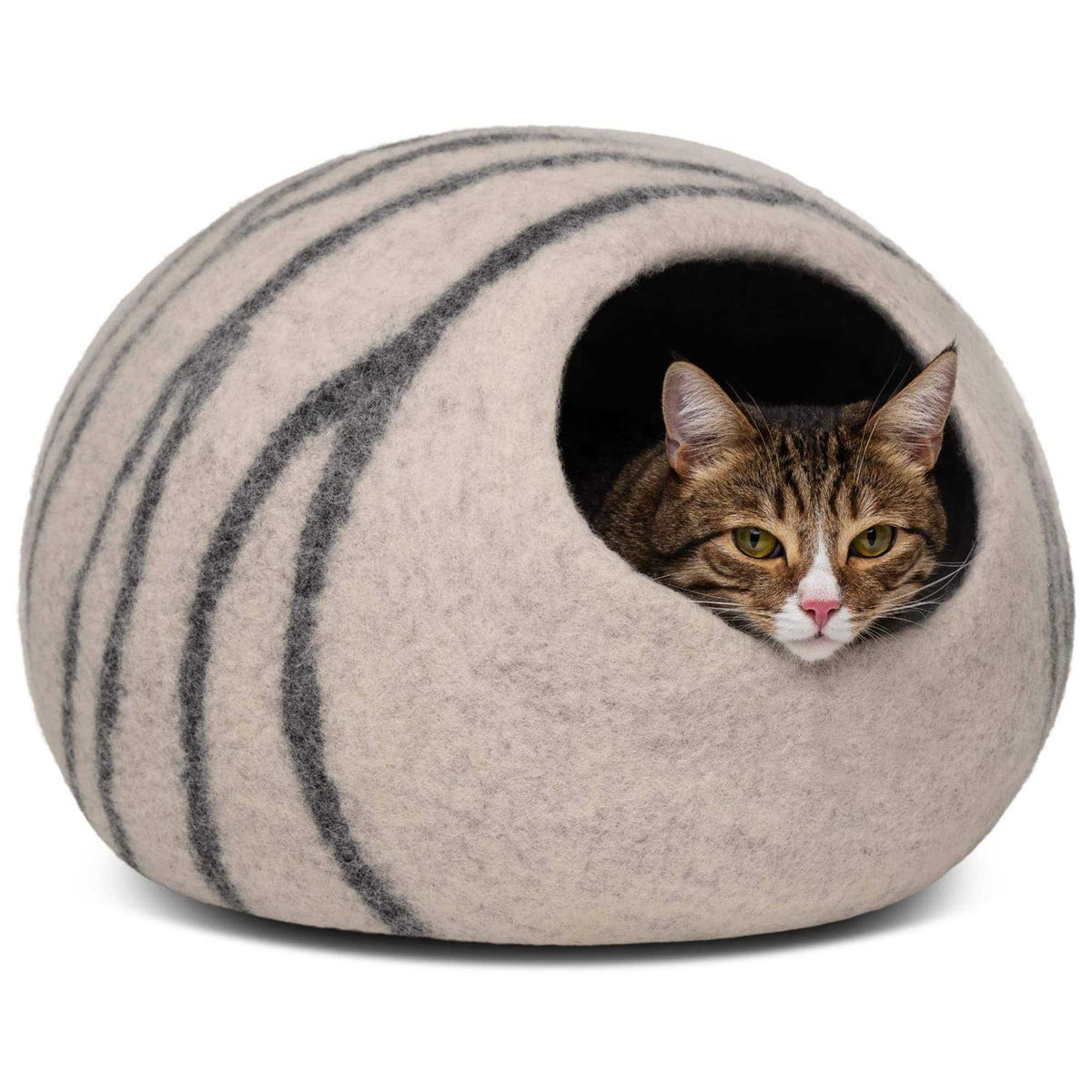 Felt Cat Bed Cave 100% Merino Wool P605