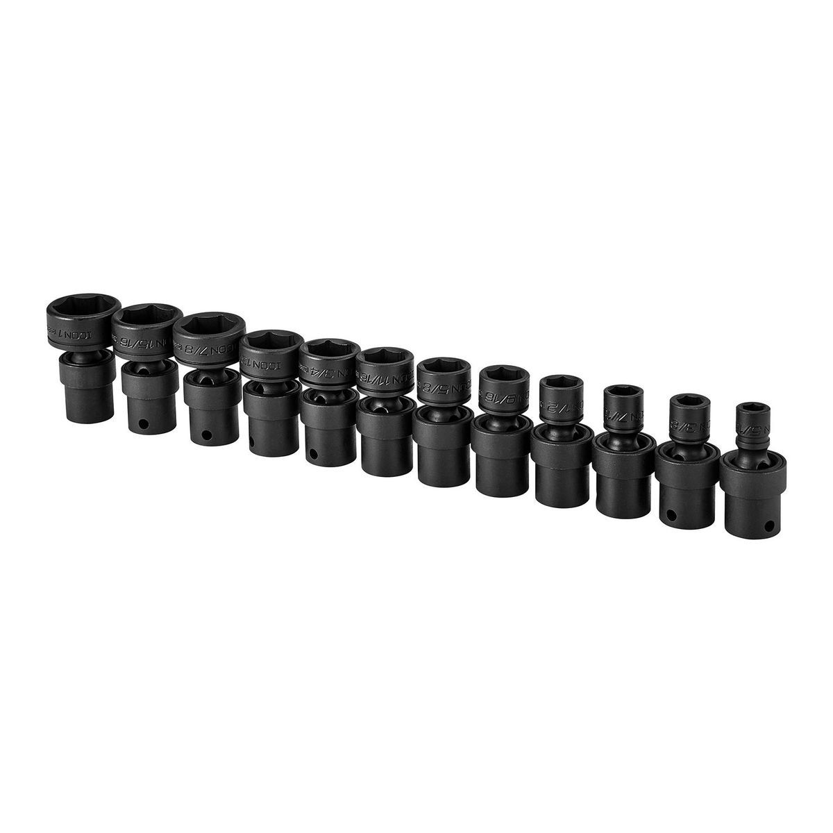3/8 in. Drive SAE Impact Swivel Socket Set, 12-Piece I7567