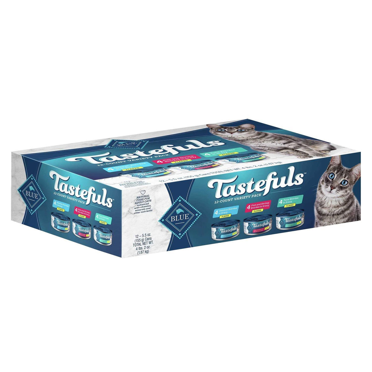 Tuna Chicken Fish Shrimp Flaked Wet Cat Food Z606928