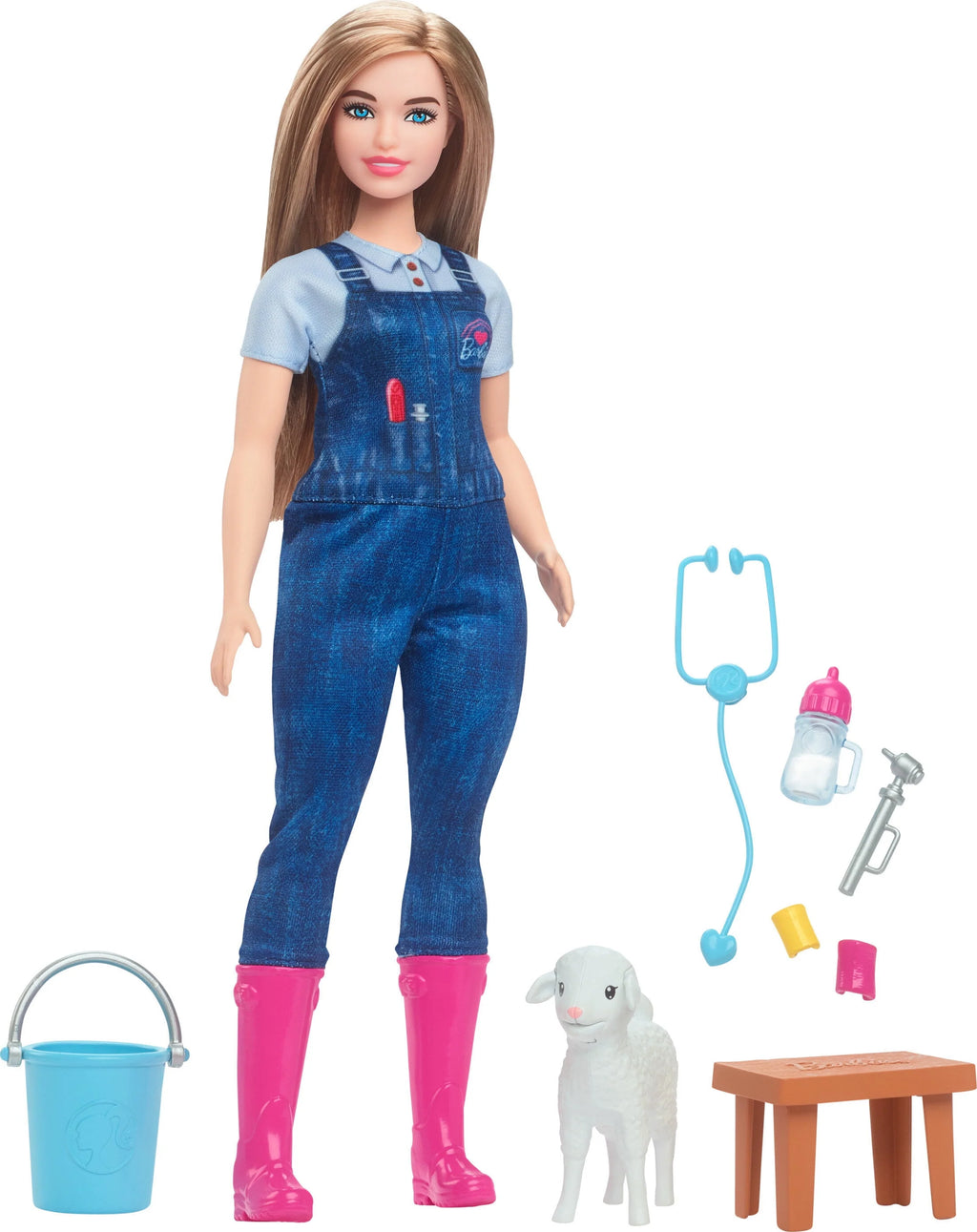 Farm Vet Doll & 10 Accessories L65122