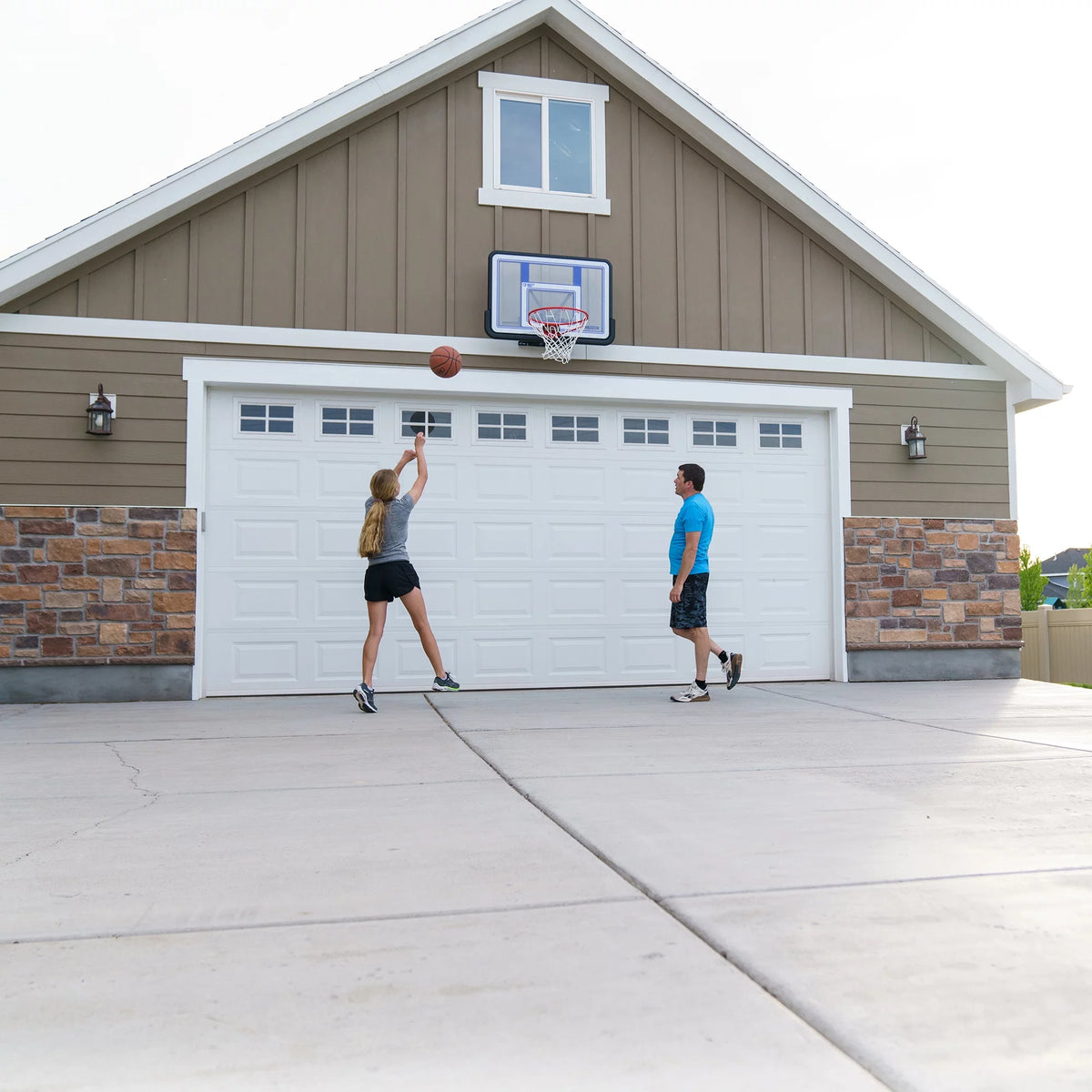 Basketball Backboard and Rim Combo 44 inch Polycarbonate T23360