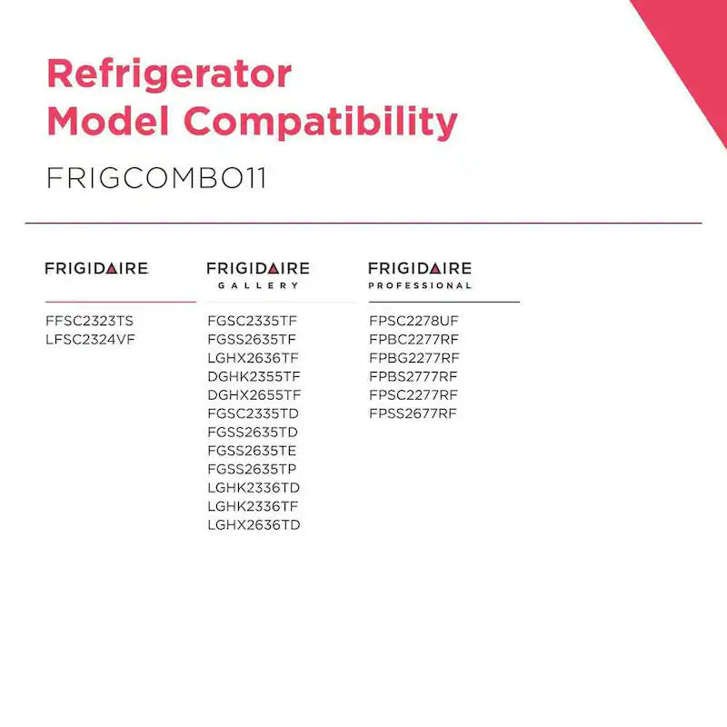Refrigerator Air and Water Filter Combo Kit 3-Pack Y2756