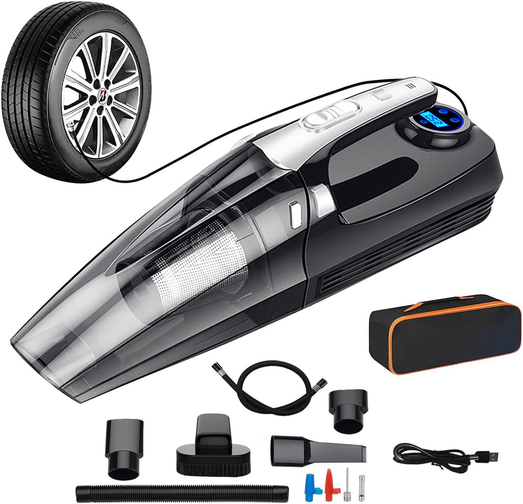 4-in-1 Cordless Handheld Car Vacuum with LED Light P530