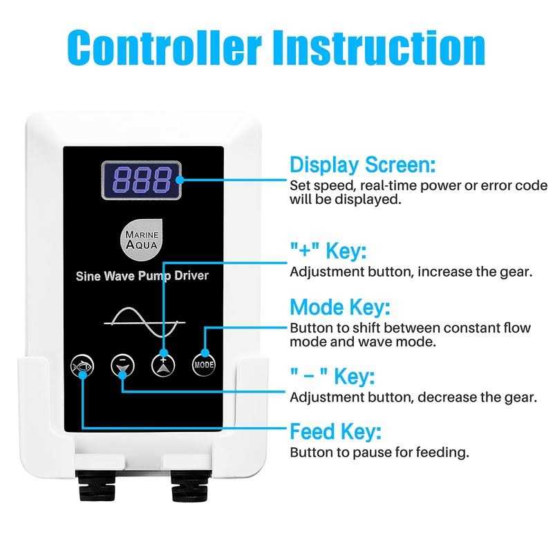 1050GPH Controllable Aquarium Pump with Controller E219887