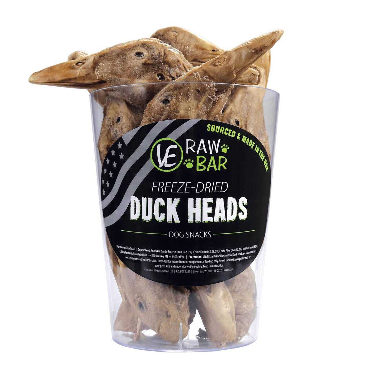 Freeze-Dried Raw Bar Duck Head F73915