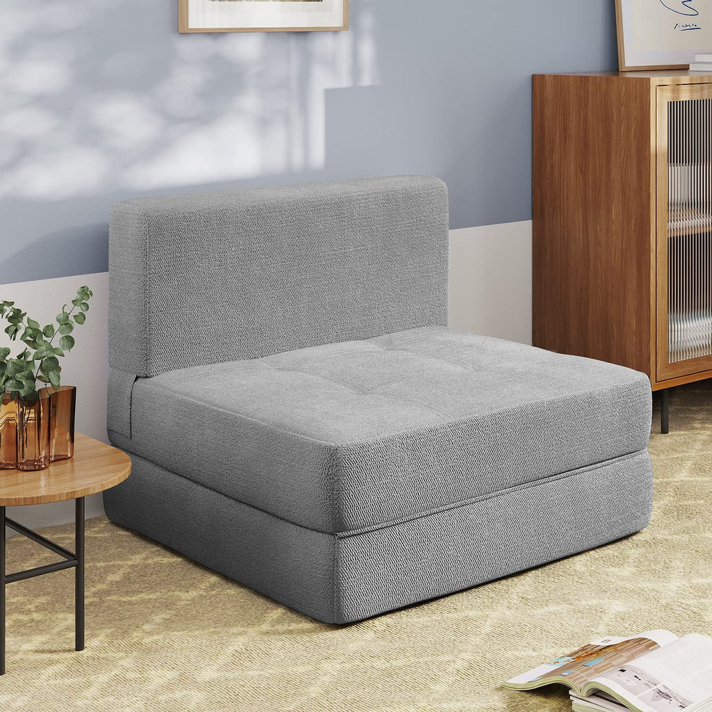 Light Gray Sleeper Sofa Bed P8545