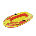 Red and Yellow Inflatable Single Person Boat E4707