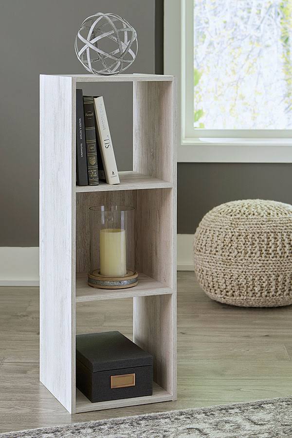 Whitewash Three Cube Organizer T327725