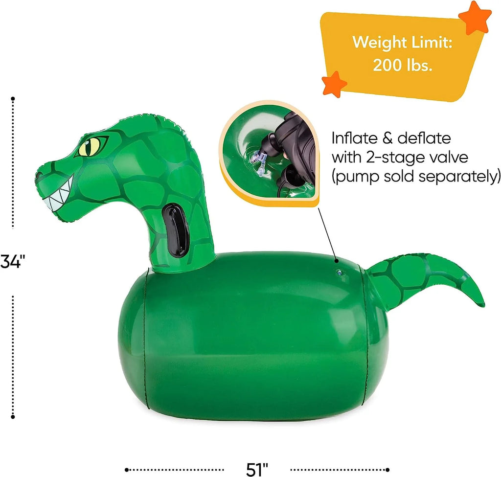 Inflatable Dinosaur Toy Bouncing Ride 2-Pack W61599