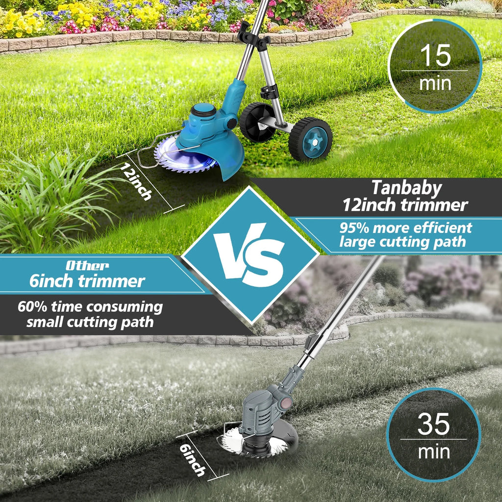 Cordless Electric String Trimmer & Edger 3 in 1 J845800