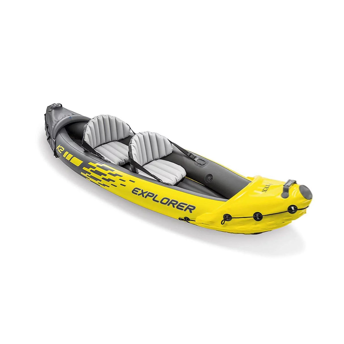 Yellow 2 Person Inflatable Kayak with Oars & Air Pump K317