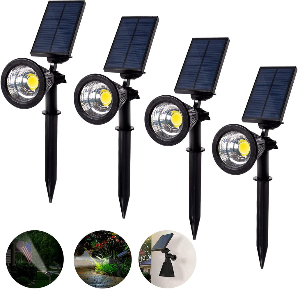 Adjustable Waterproof Solar Spot Lights 4 Pack C20344